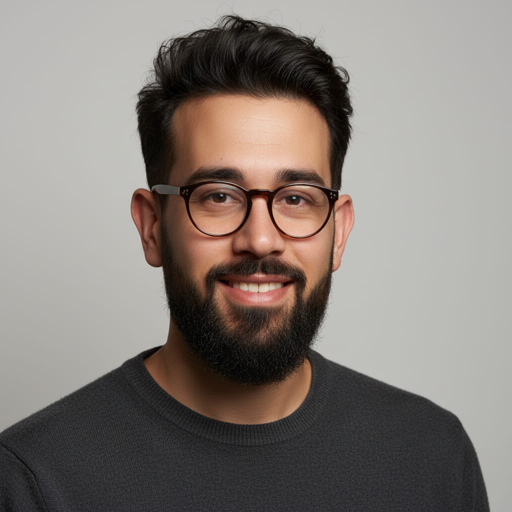 Example of a professional LinkedIn headshot with neutral background