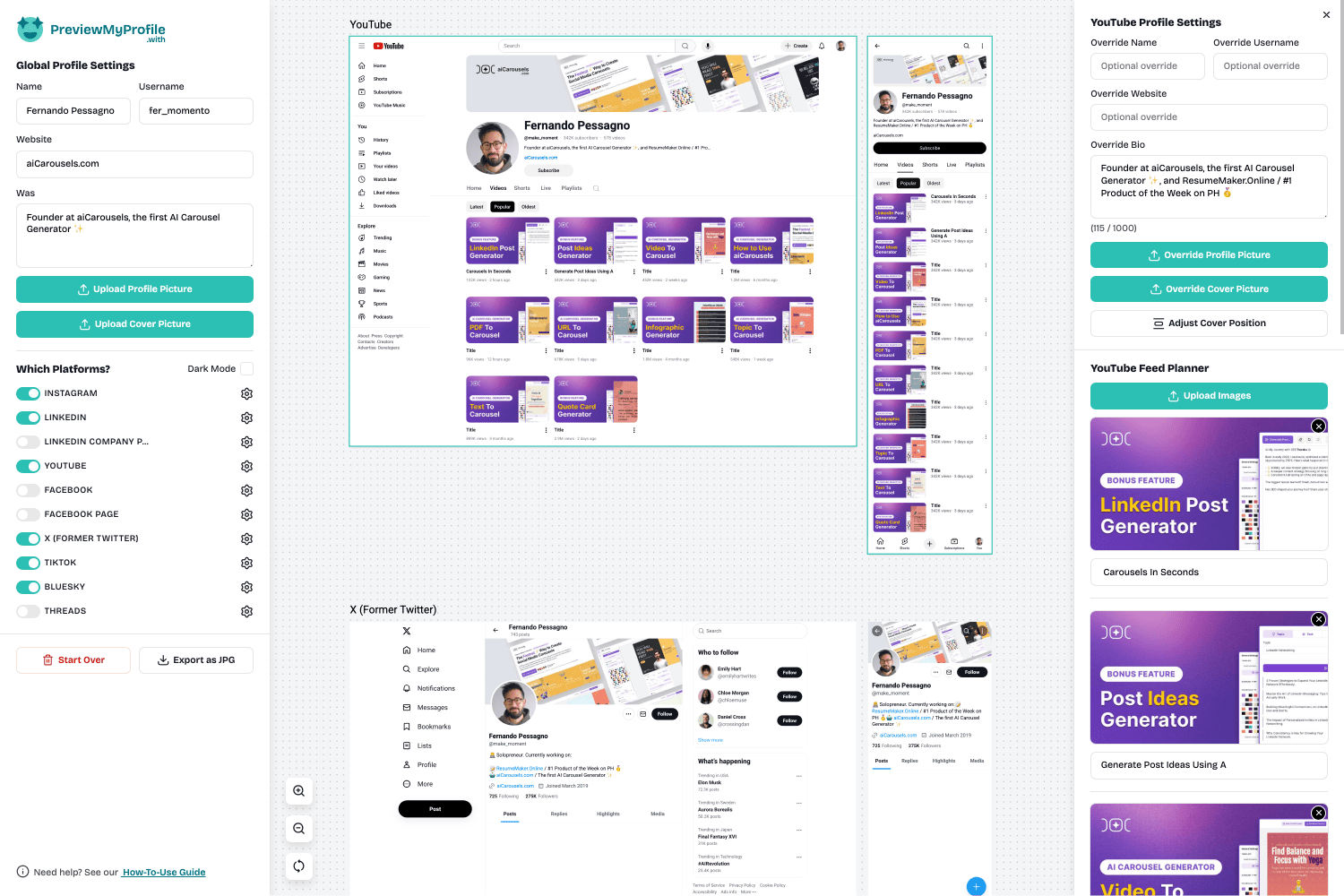 Multi‑Platform Screenshot